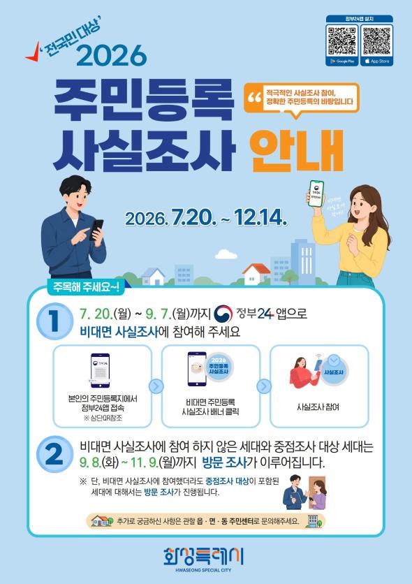 주민등록 사실조사
