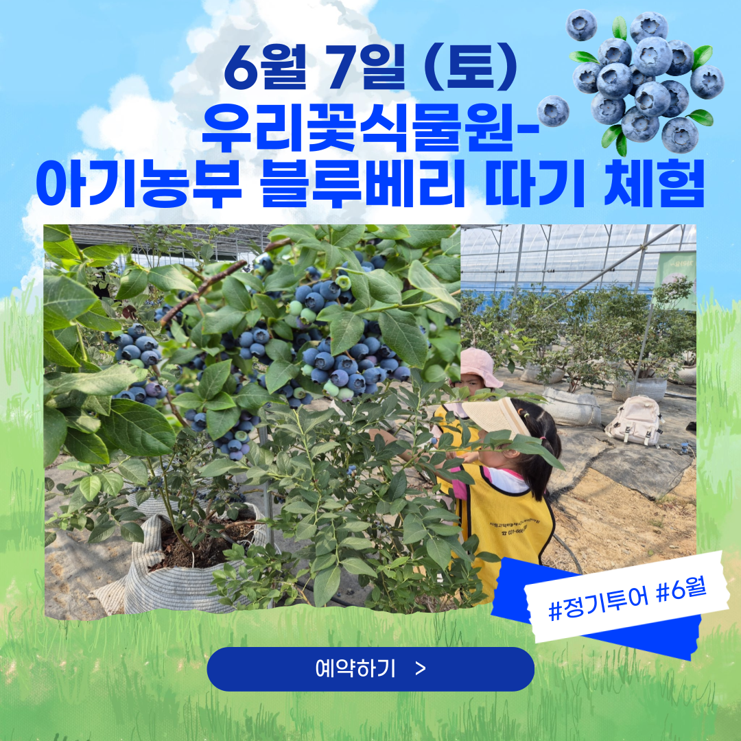 06/07(토) 아기농부 블루베리 체험-우리꽃식물원 